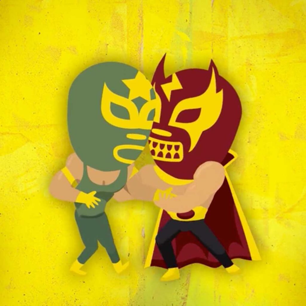 Luchadors Laredo Taco Company animation ad